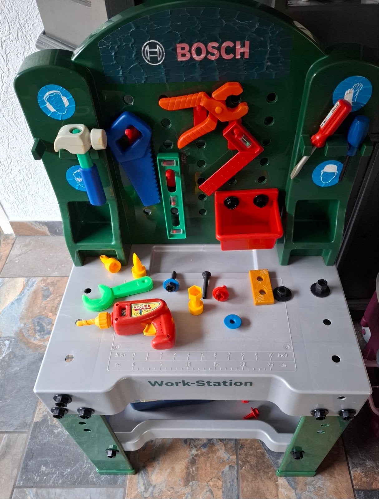 Bosch werkbank biede, Ophalen