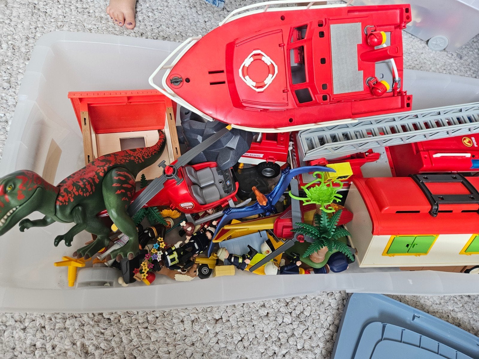 Playmobil sets: Brandweer, Dino Camping, Voertuigen & Figu, Ophalen