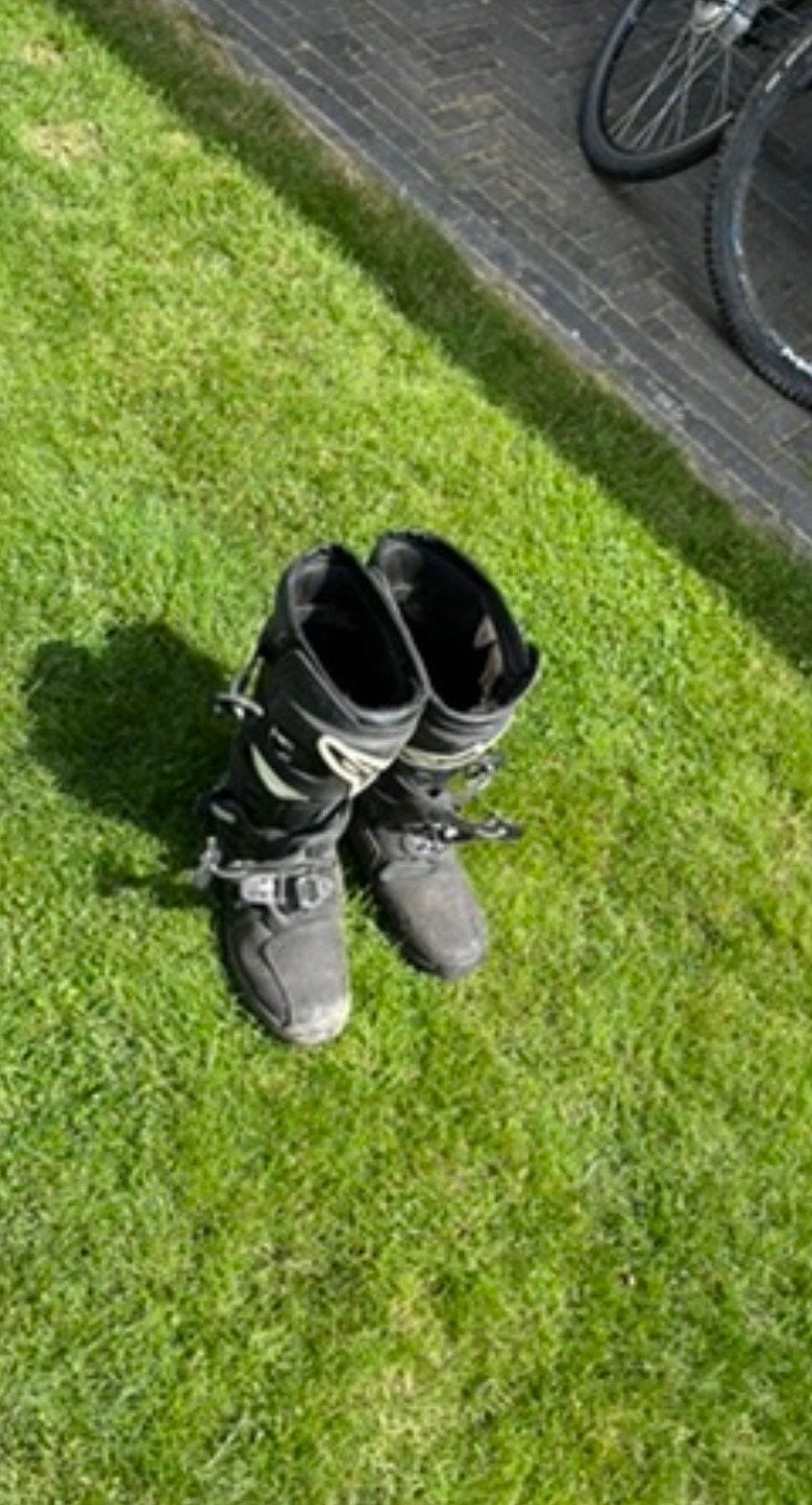 Goede motorcross laarzen, kunnen nog een ronde mee, Ophalen, Tweedehands, Laarzen