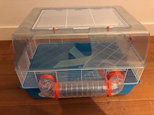 Leuke hamsterkooi met vele extra's, Kooi, Gebruikt, Minder dan 75 cm, Muis