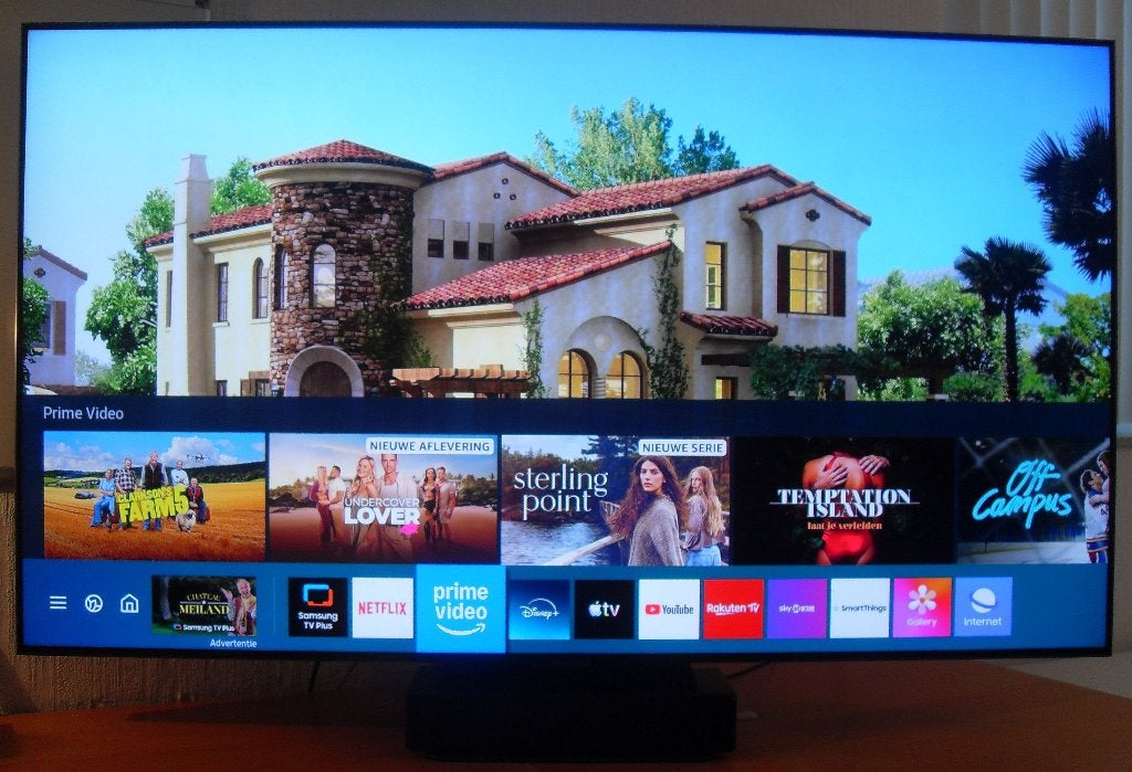 Samsung QLED S-UHD 4K Premium Smart tv (55 inch, 2022), Ophalen, QLED, 120 Hz, Zo goed als nieuw
