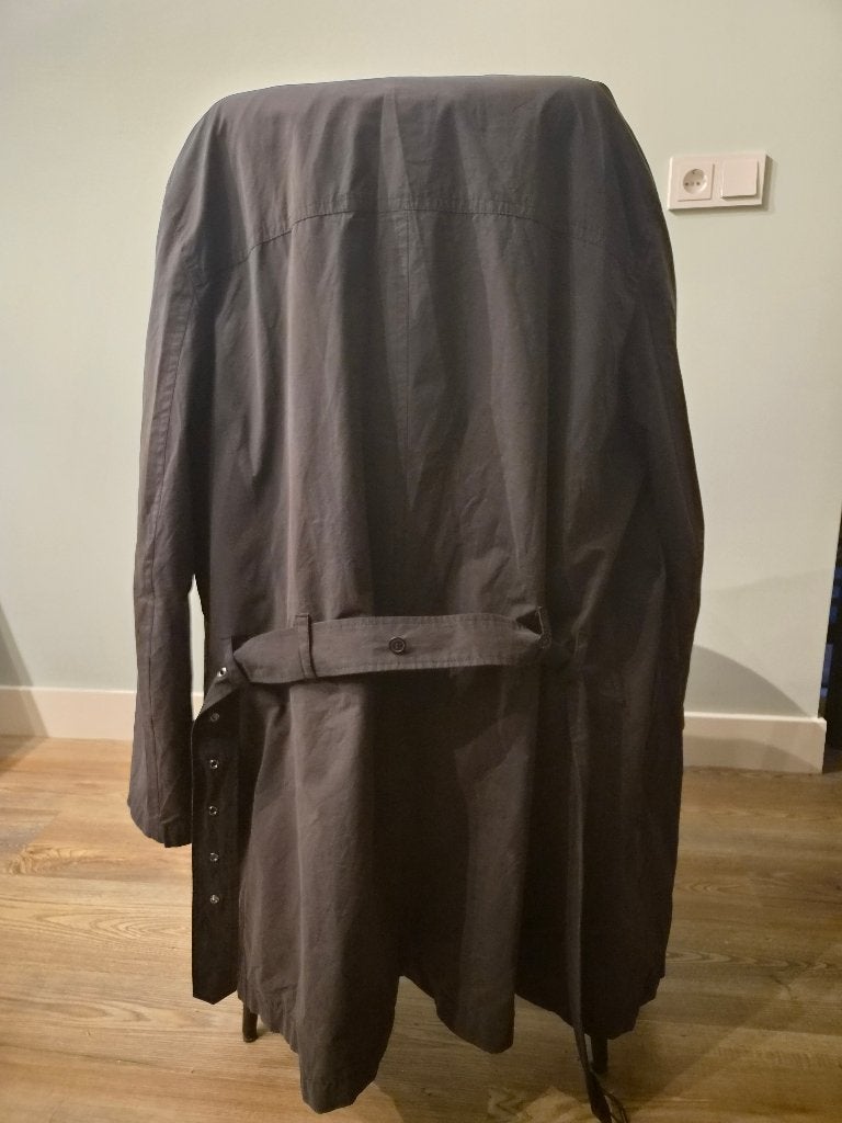 Angelo Litrico trenchcoat XL oversized, Kleding | Heren, Angelo Litrico, Zwart, Maat 56/58 (XL), Ophalen of Verzenden