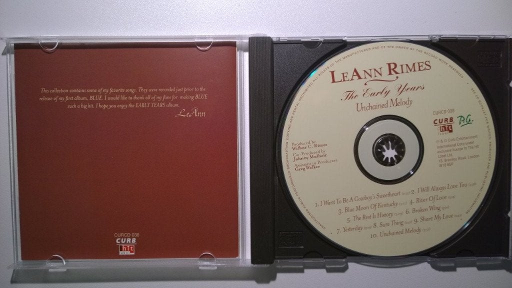 LeAnn Rimes - Unchained Melody & The Early Years, Ophalen of Verzenden, Zo goed als nieuw, Album