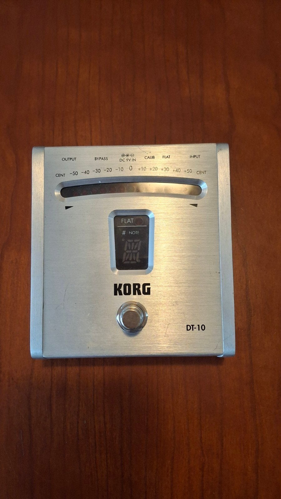 Korg DT-10 Gitaar/Bas Tuner Pedaal, Ophalen of Verzenden, Gebruikt, Overige typen