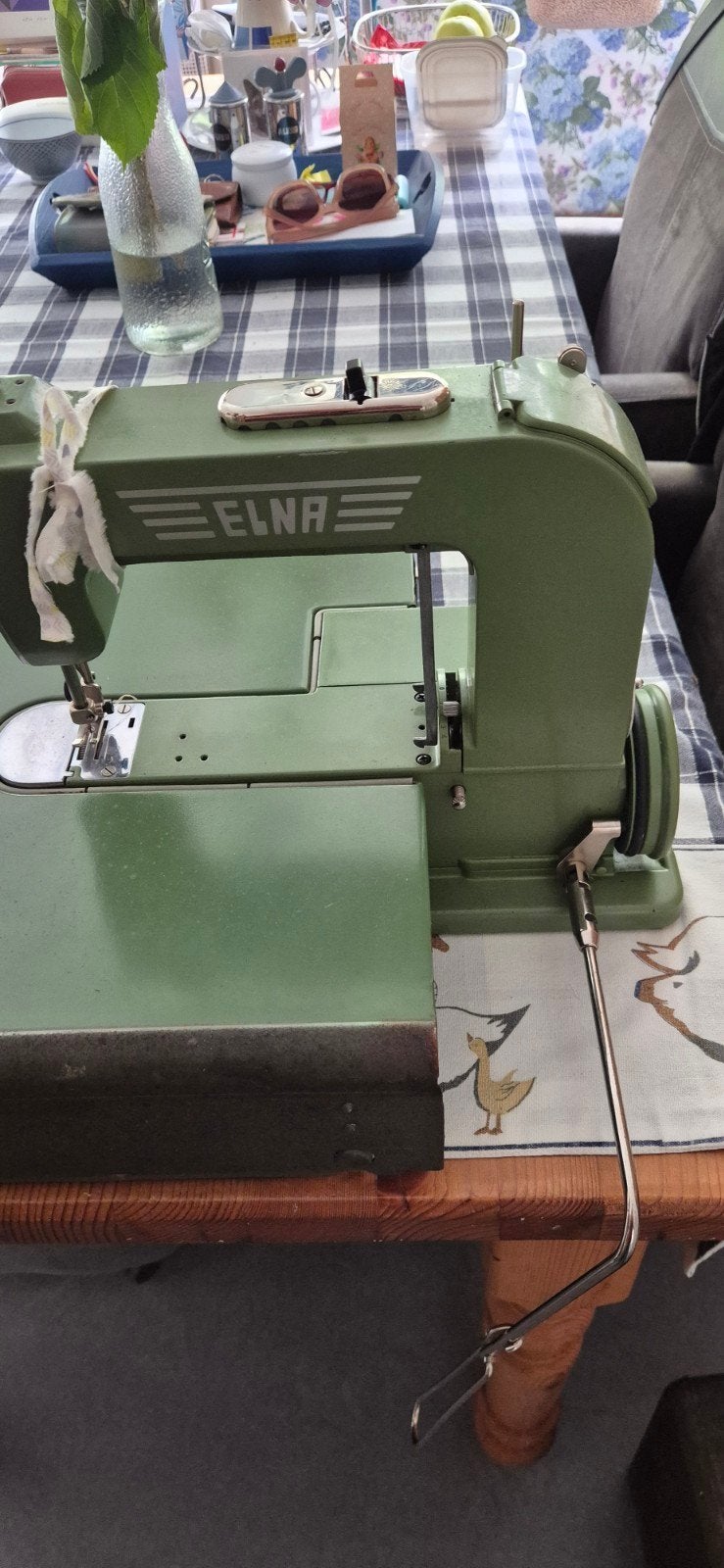 2x Elna Grasshopper Naaimachines, Ophalen, Gebruikt, Naaimachine, Overige merken