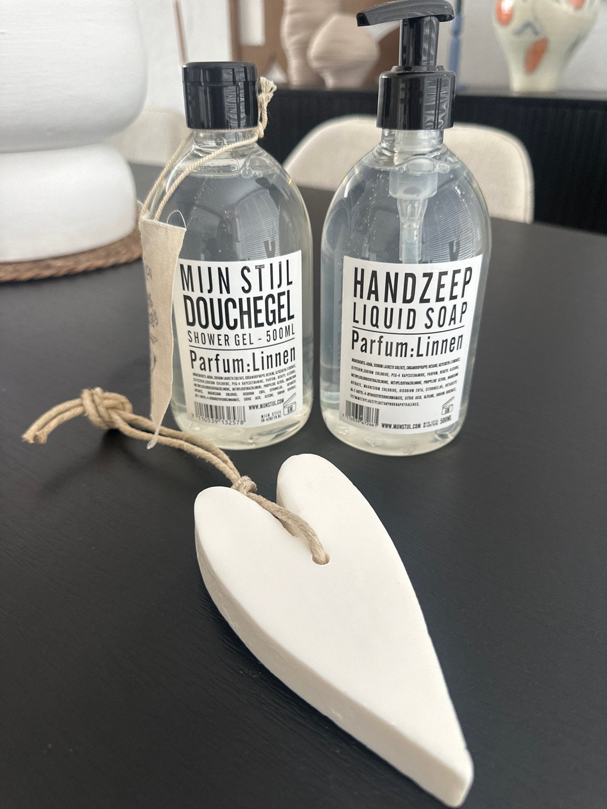 Douchegel & Handzeep Set Parfum:Linnen met Hartje, Ophalen, Nieuw, Bad & Douche