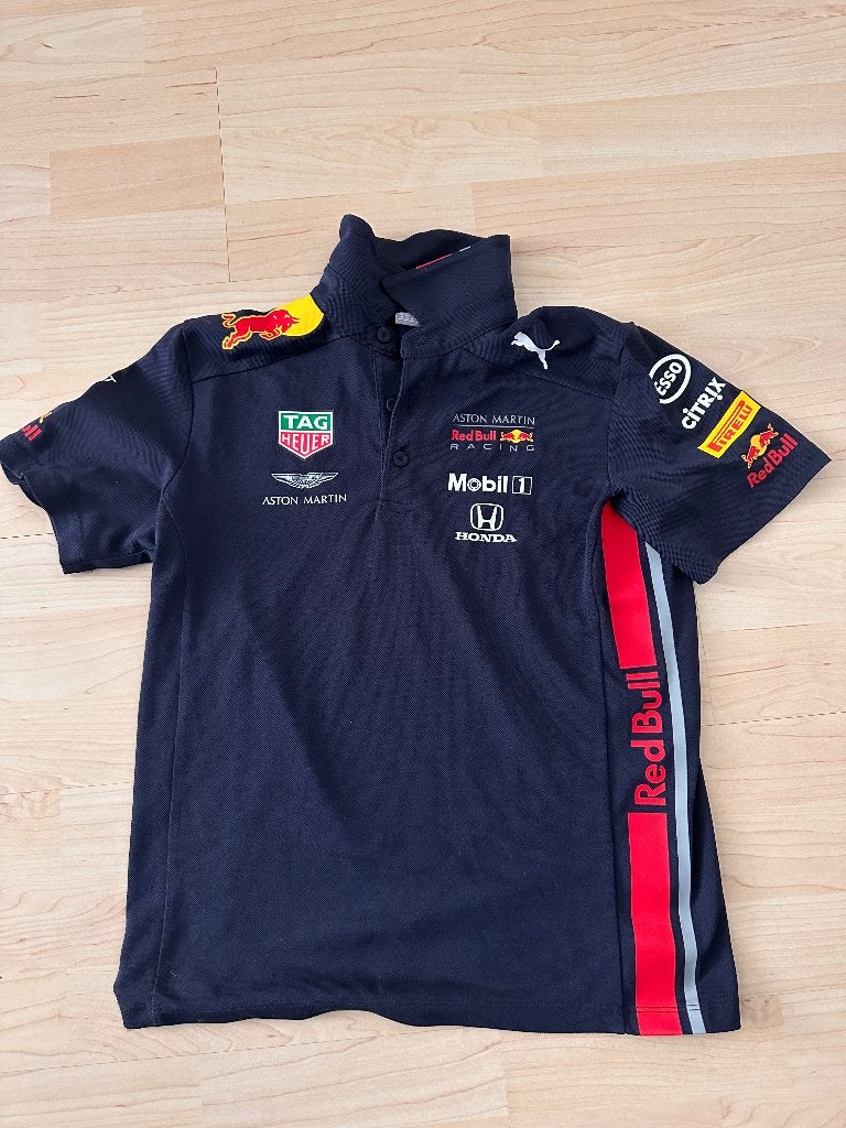 Red Bull formule 1 Polo maat 146/152 11-12 jaar, Kinderen en Baby's, Ophalen of Verzenden, Zo goed als nieuw, Jongen, Shirt of Longsleeve