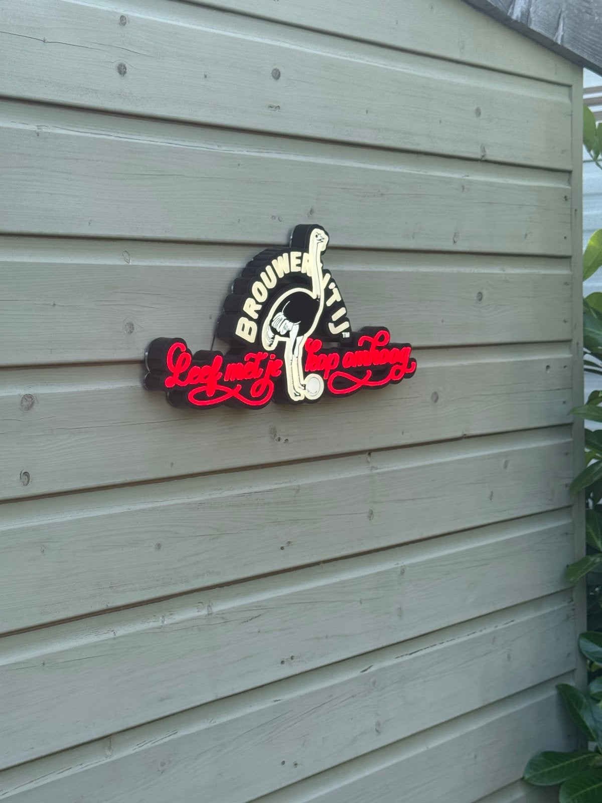 Nieuw LED-bord Brouwerij 't IJ - Origineel!, Meerkleurig, Overige stijlen, Nieuw, Kunststof
