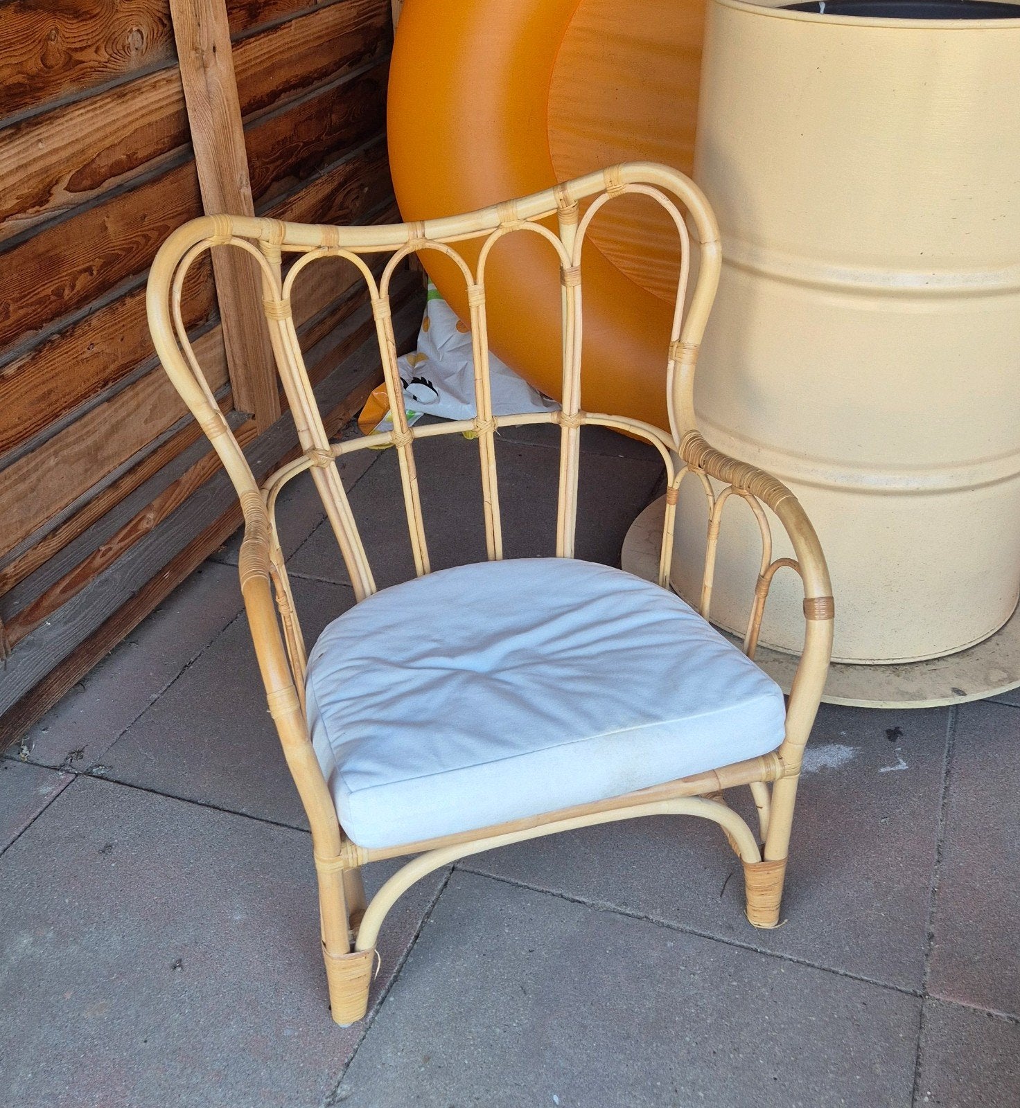 rotan stoel ikea, Ophalen, Gebruikt, Bruin, Eén