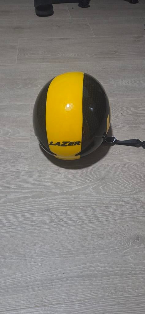 Lazer fietshelm geel/zwart, Fietsen en Brommers, Fietsaccessoires | Fietshelmen, Ophalen of Verzenden