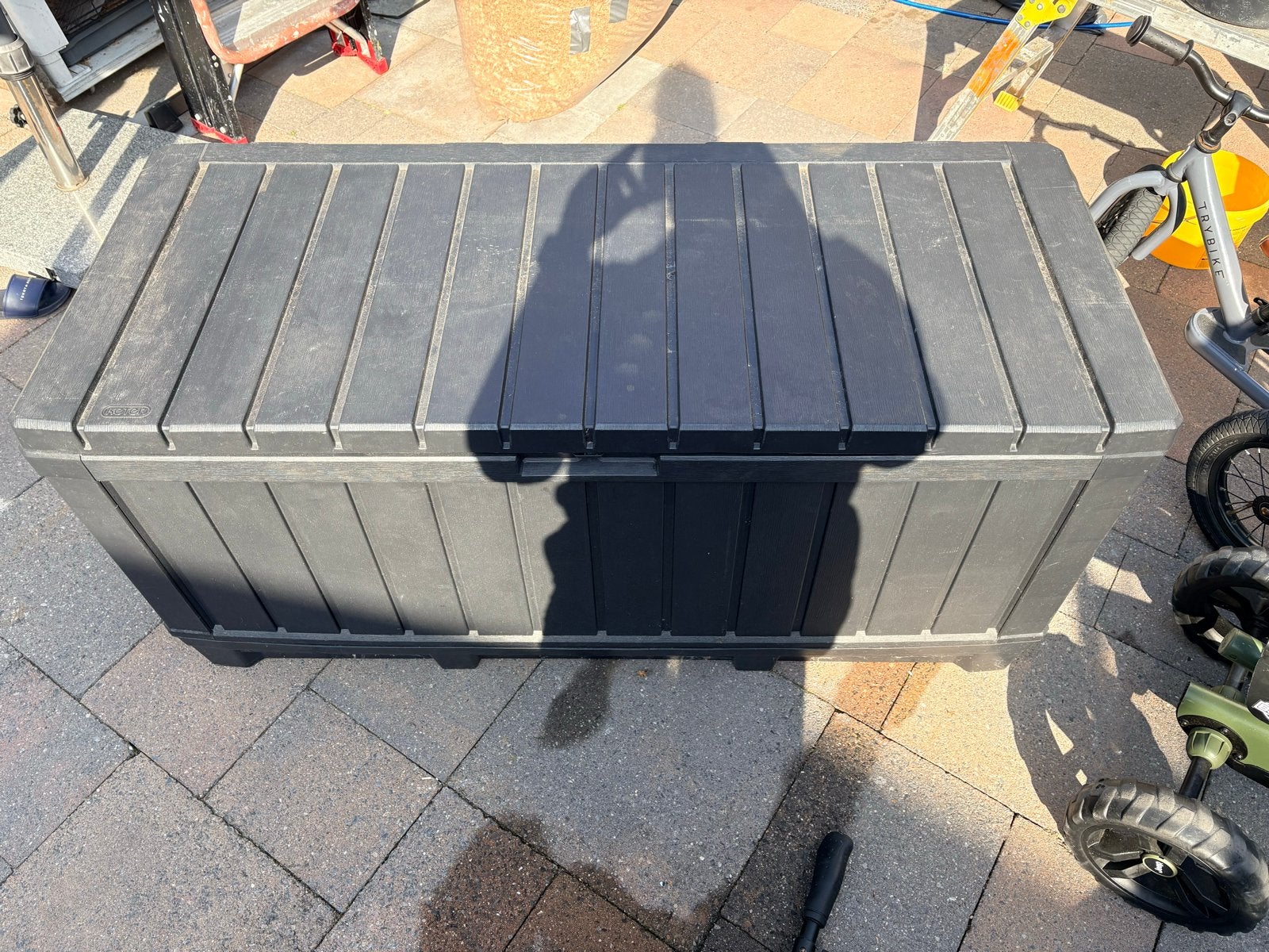 Keter Opbergbox 350 liter - Tuinbox, Ophalen, Zo goed als nieuw