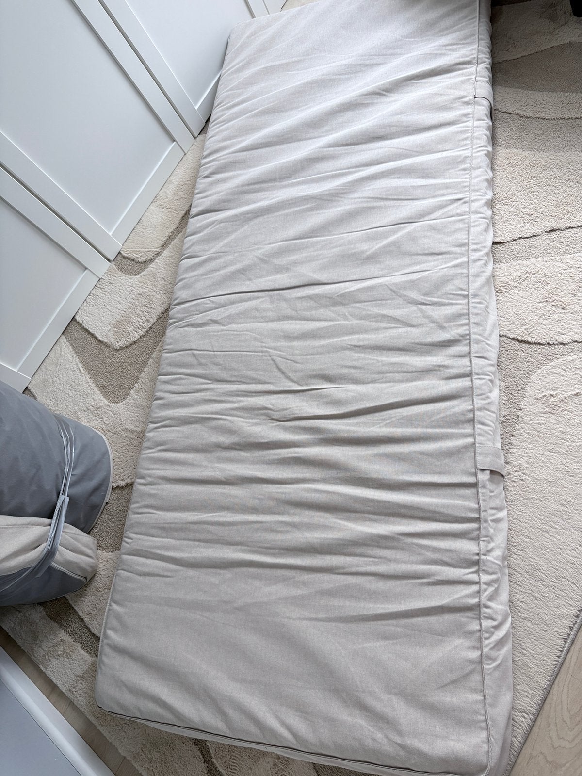 Pocketveringmatras, stevig/beige, Ikea , 80x200 cm, Ophalen, Zo goed als nieuw, Eenpersoons, 80 cm