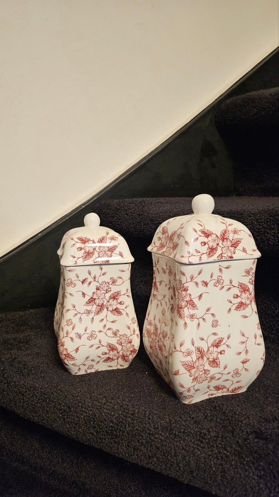 2x Engelse potten, Ophalen of Verzenden, Keramiek, Overige stijlen, Overige typen