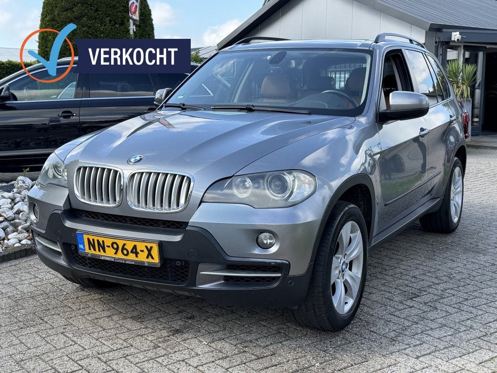Bmw X5 3.0D Diesel X-Drive 2009 Bruin Leer Trekhaak, Auto's, Automaat, Euro 5, Gebruikt, X5