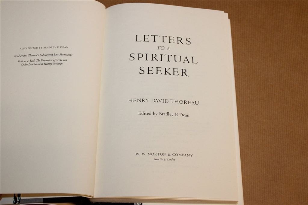 Letters to a Spiritual Seeker — Thoreau, 50 Brieven 2004, Ophalen of Verzenden, Zo goed als nieuw, Overige onderwerpen, Achtergrond en Informatie