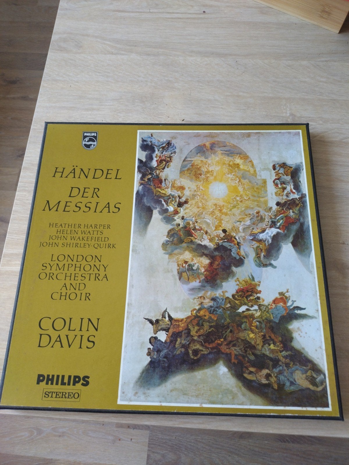 Händel - Der Messias - London Symphony Orchestra, Gebruikt, Ophalen of Verzenden, 12 inch, Oratorium