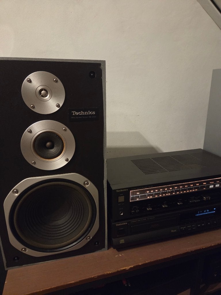 Technics Stereo set compleet met speakers, Tuner of Radio, Losse componenten, Zo goed als nieuw, Ophalen