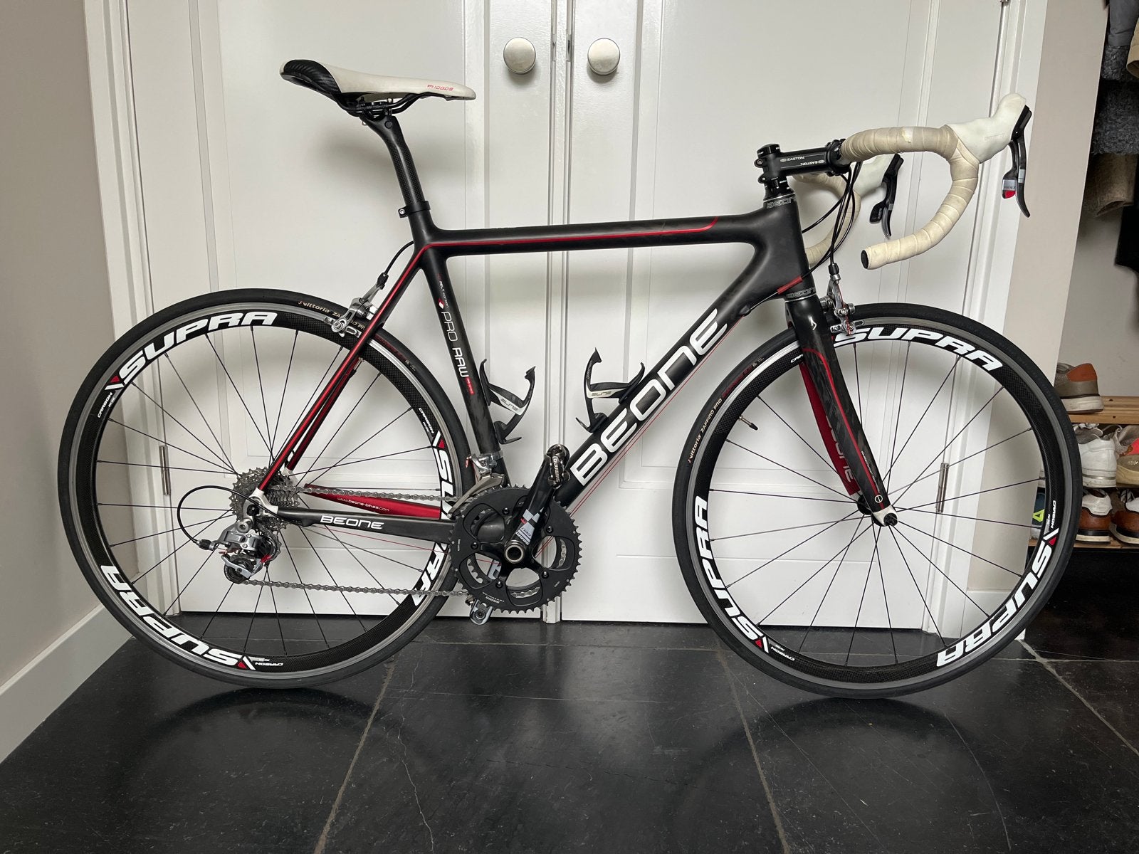 Beone Pro Raw Carbon - Sram Red - Carbon crankstel 7.6 kg, Fietsen en Brommers, 28 inch, Carbon, Zo goed als nieuw, 15 tot 20 versnellingen