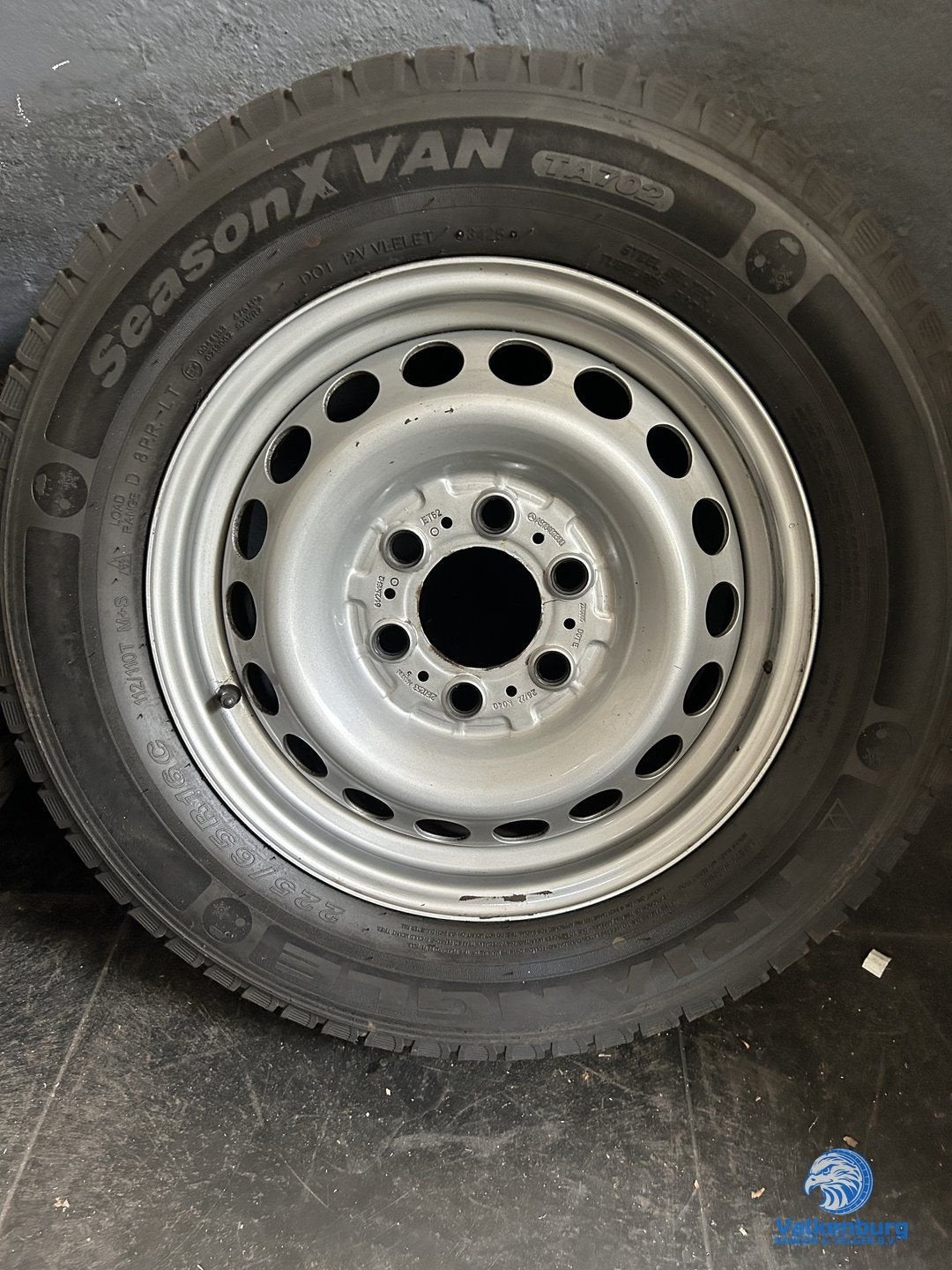 7-8mm! Originele Mercedes Sprinter B907 B910 16 inch stalen, -, Banden en Velgen, Ophalen of Verzenden, All Season
