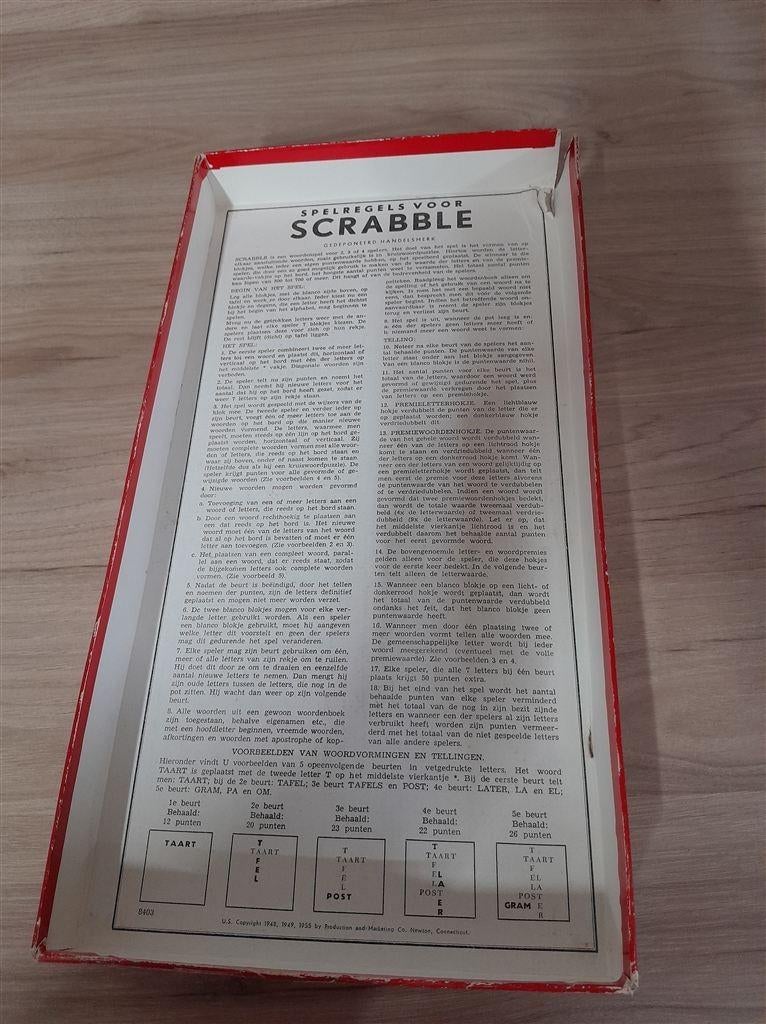 scrabble klassieke versie [s1244], Hobby en Vrije tijd, Gezelschapsspellen | Bordspellen, Verzenden, Zo goed als nieuw