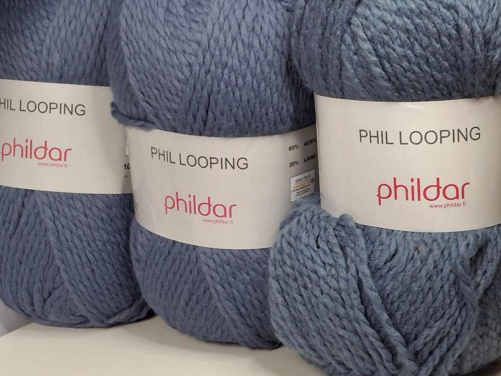 Phildar Phil Looping wol, Hobby en Vrije tijd, Breien en Haken, Ophalen of Verzenden