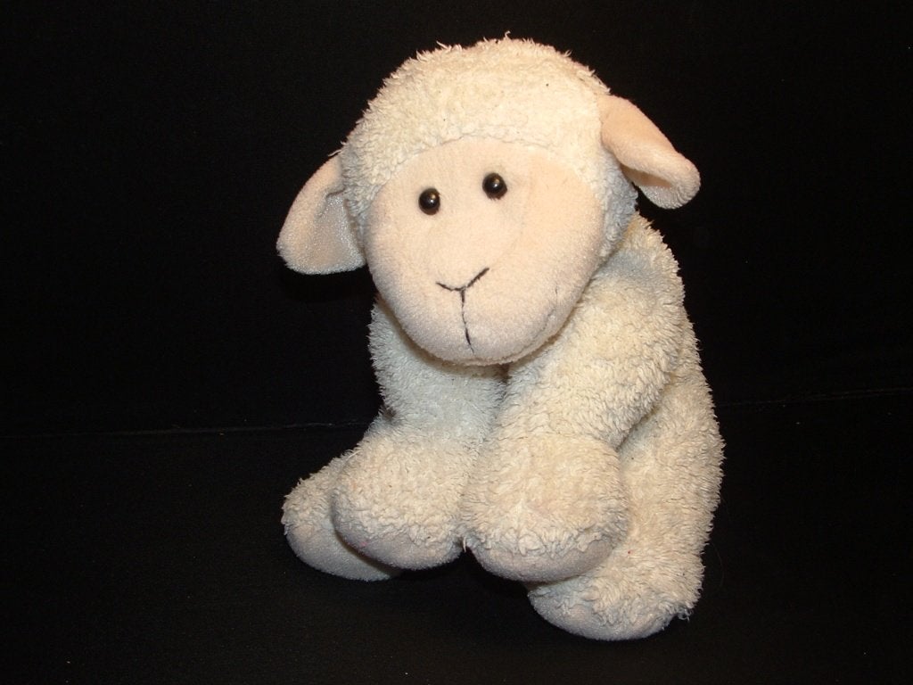 HAPPY HORSE SCHAAP PLUCHE WOLLIG ROOMWIT MET, Ophalen of Verzenden, Nieuw, Overige typen
