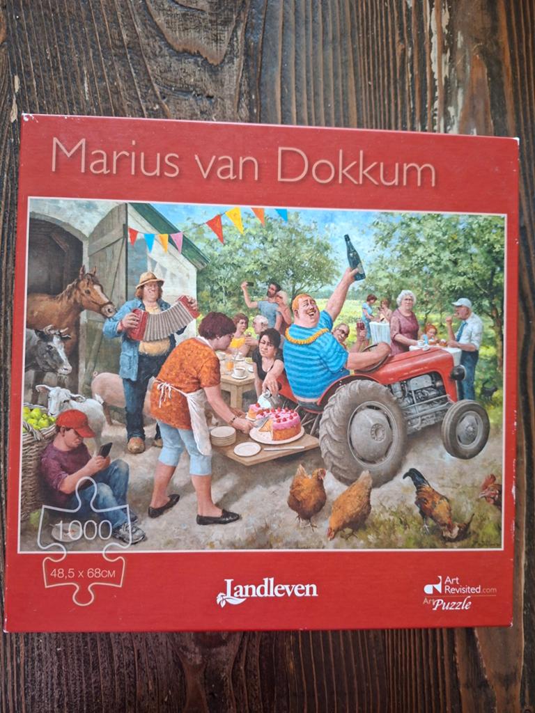 Marius van Dokkum puzzels 1000 stukjes, Ophalen of Verzenden, 500 t/m 1500 stukjes, Zo goed als nieuw