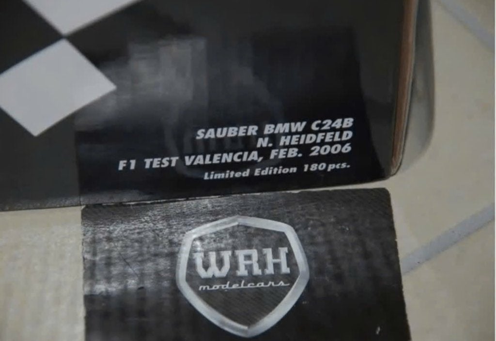 1:18 F1 SAUBER C24B HEIDFELD TEST Minichamps in doos WRH, Verzenden, Zo goed als nieuw, Auto, MiniChamps