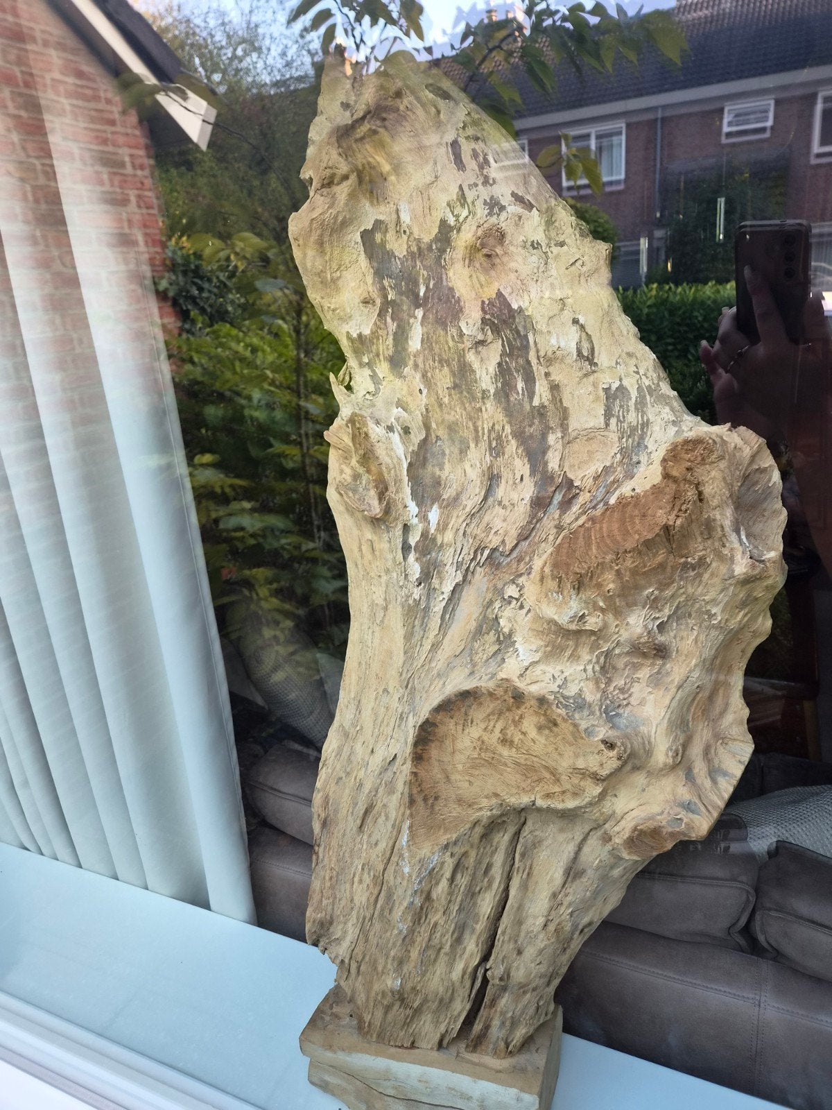 Uniek houten ornament - Decoratie, Ophalen, Hout, Gebruikt, Landelijk