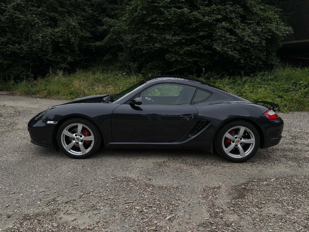 Porsche Cayman 987 2.7 | 79dkm | Sport Chrono | Short Shift, 1330 kg, Achterwielaandrijving, Zwart, 2687 cc