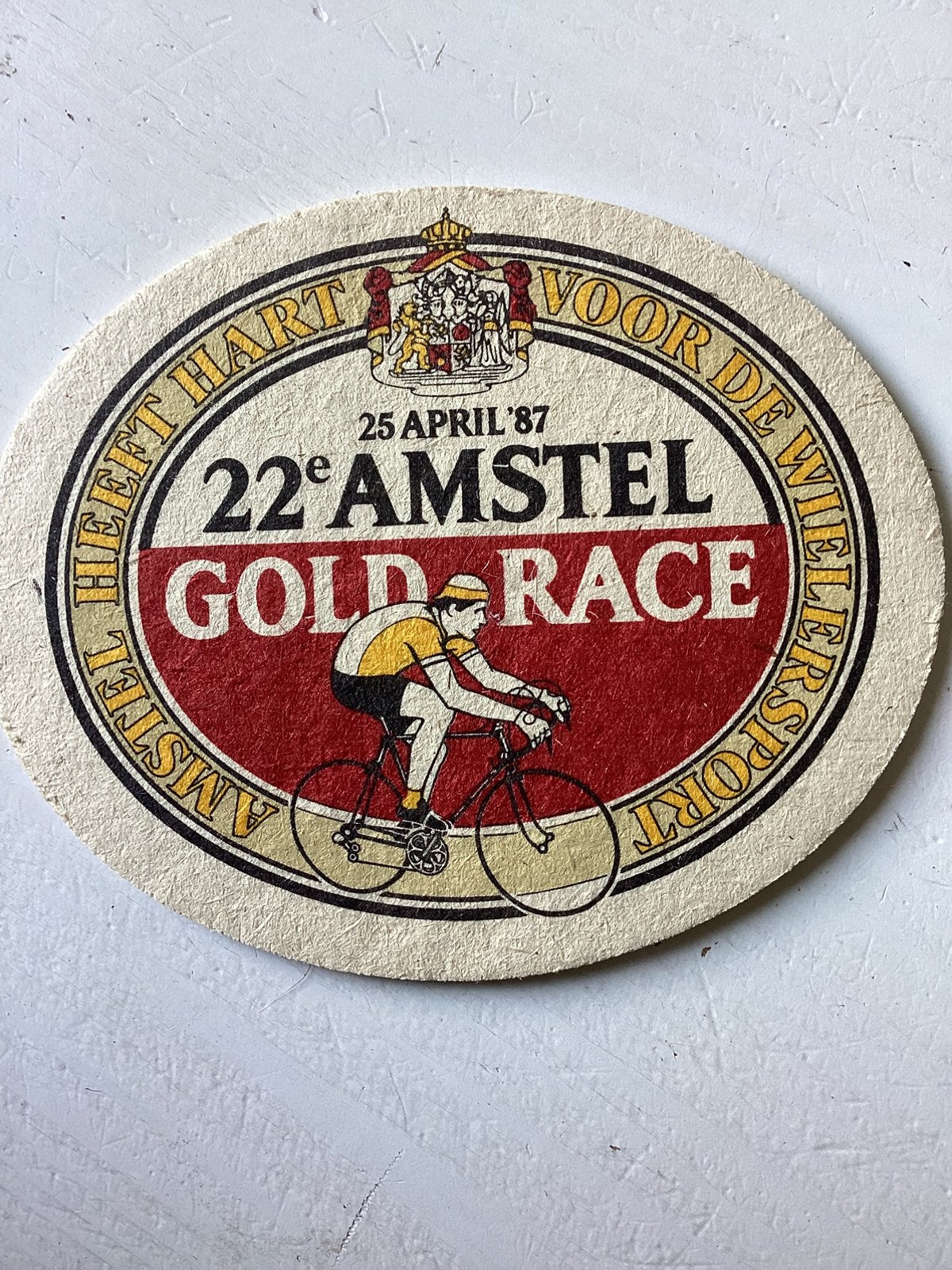 Viltje Amstel Bier 22e Amstel Gold Race (wielrennen), Verzenden, Nieuw, Viltje(s), Amstel