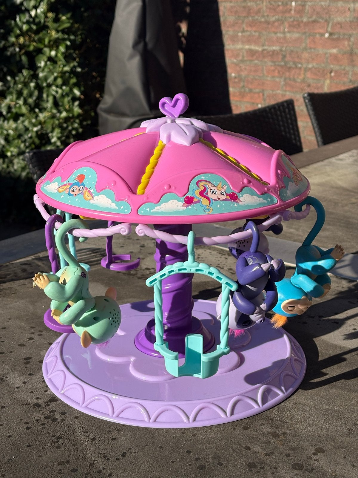Fingerlings Speeltuin met 6 aapjes, Ophalen, Zo goed als nieuw, Jongen of Meisje