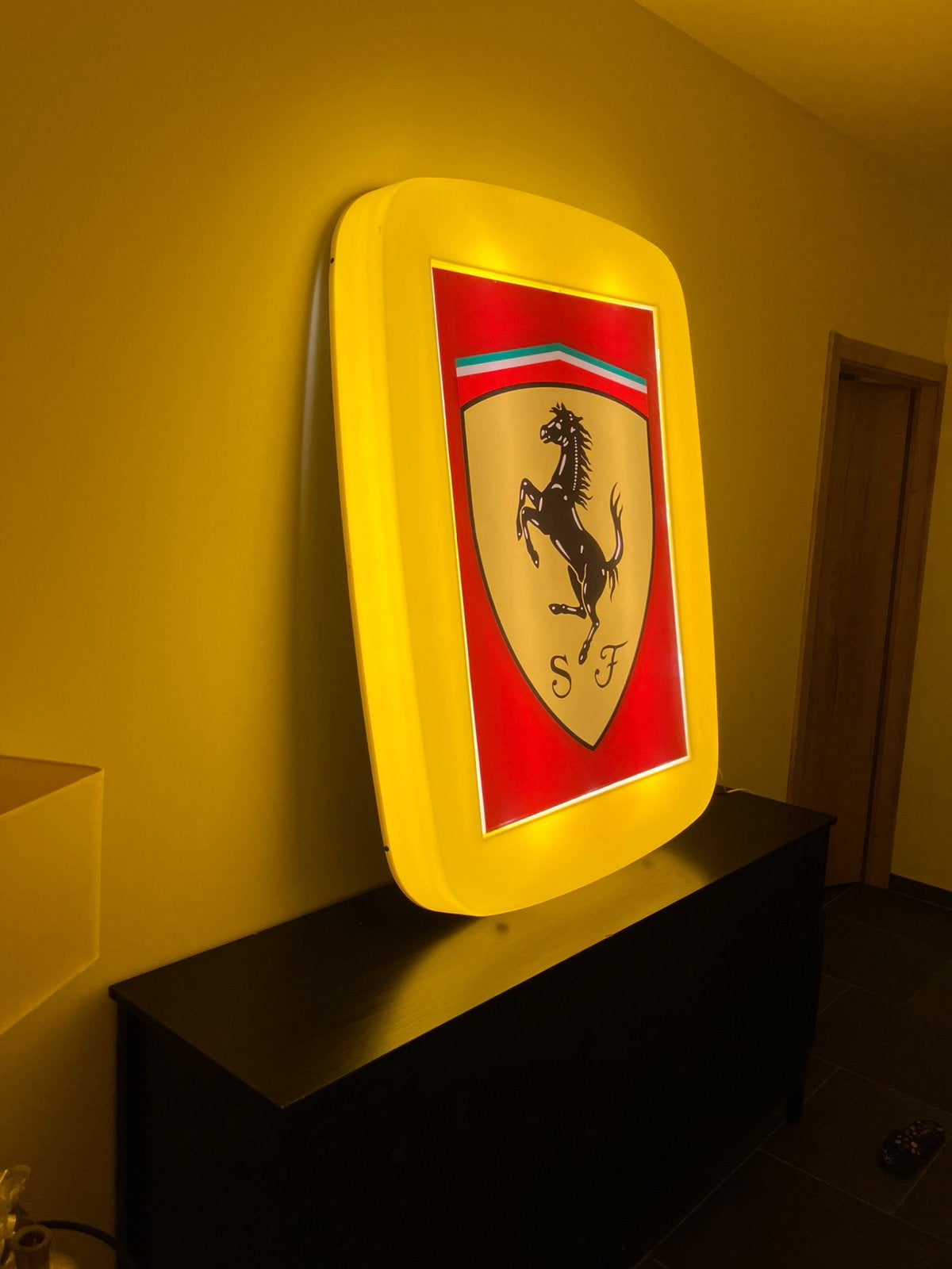 Lichtbak ferrari (groot), Ophalen, Zo goed als nieuw, Lichtbak of (neon) lamp
