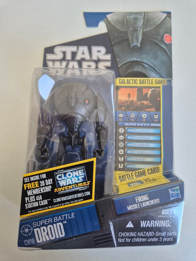 Star Wars CW 2010 CW16 Super Battle Droid, Ophalen of Verzenden, Nieuw, Actiefiguurtje
