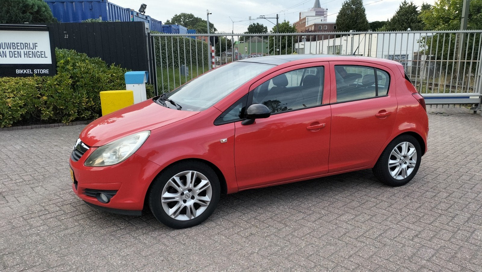 Opel Corsa 1.2 16V 5D WR 2008 Rood, Voorwielaandrijving, Stof, Zwart, 4 cilinders