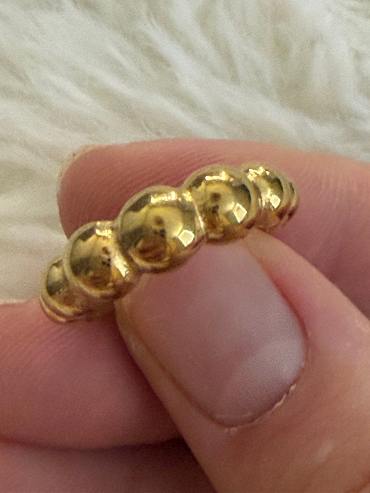 Mooie gouden ring maat 18, zo goed als nieuw my jewelry, Ophalen of Verzenden, Zo goed als nieuw, 17 tot 18, Dame