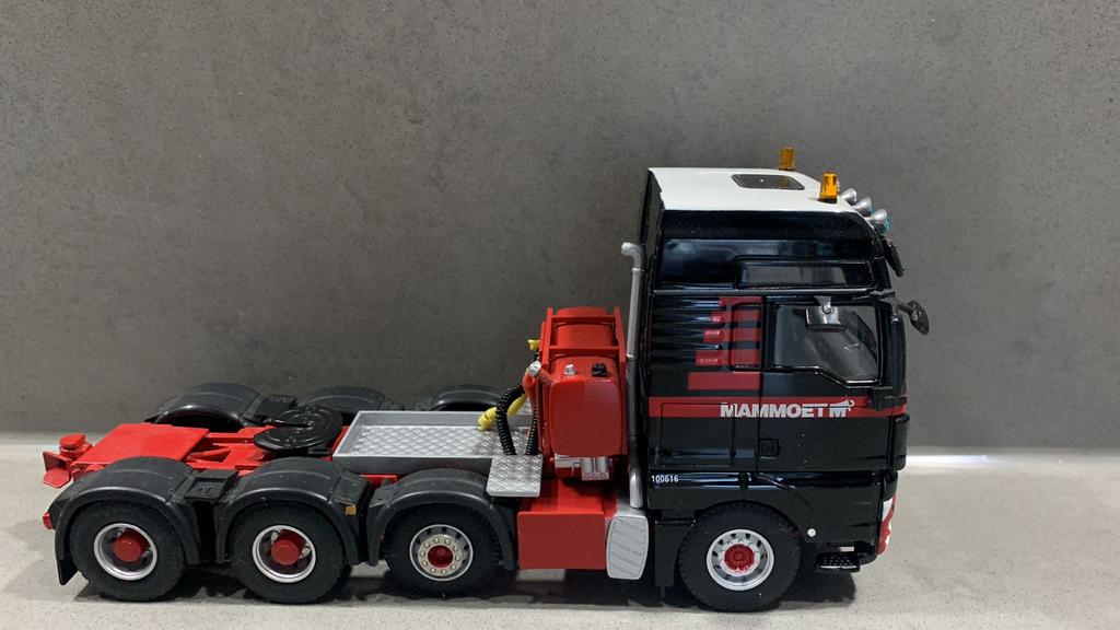WSI mammoet MAN 8x4, Hobby en Vrije tijd, Modelauto's | 1:50, Ophalen of Verzenden, Zo goed als nieuw, Bus of Vrachtwagen, Wsi