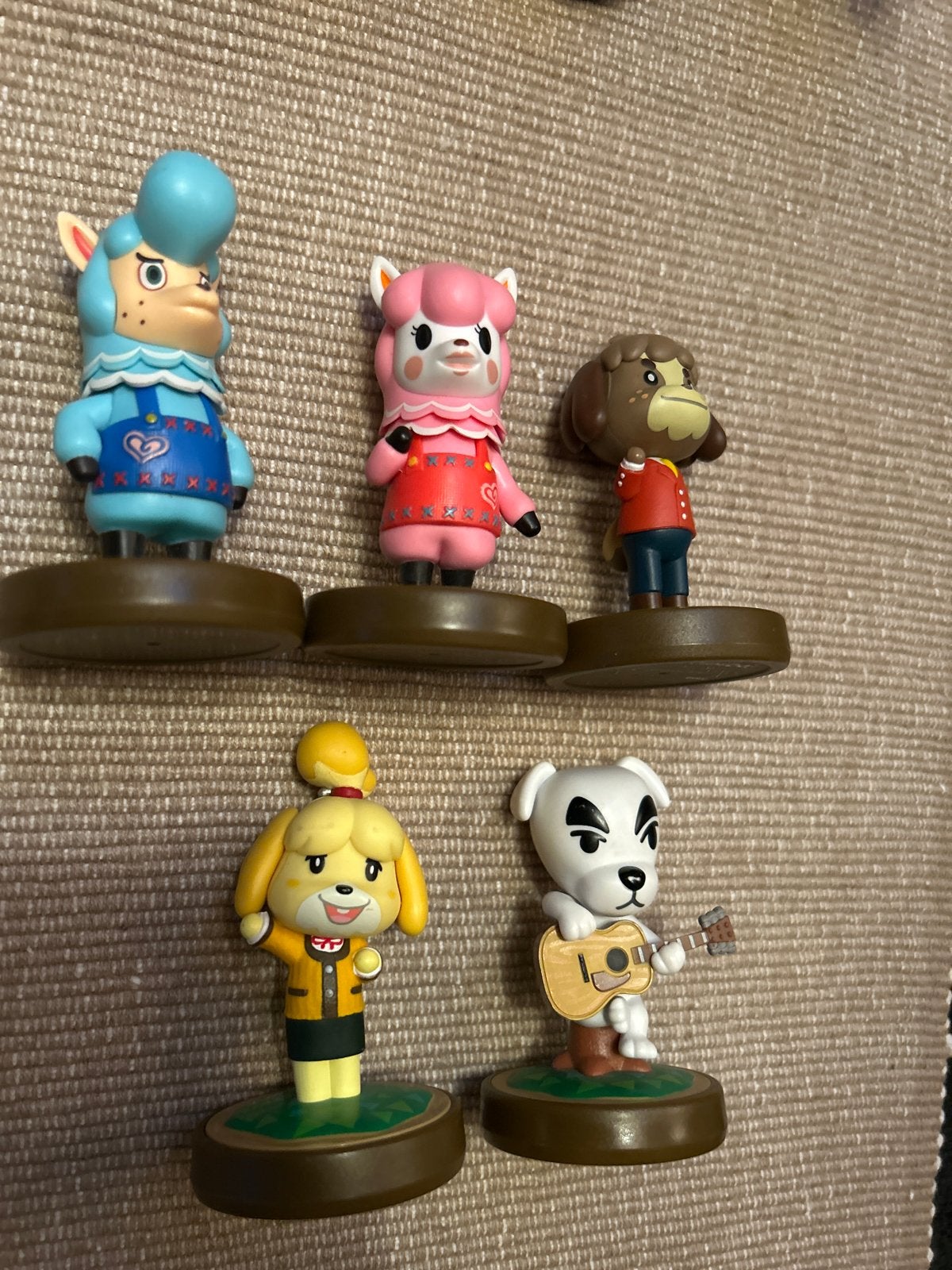 Animal Crossing Amiibo Figuren - Set van 5, Ophalen of Verzenden, Zo goed als nieuw