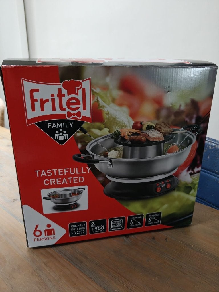 Fritel culinaire fondue pan 6 personen, Ophalen of Verzenden, Nieuw, Elektrisch, Fondueset