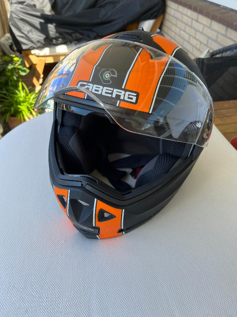 Motorhelm (merk: Caberg systeemhelm), Motoren, Kleding | Motorhelmen, Heren, Systeemhelm, XL, Overige merken, Tweedehands, Ophalen