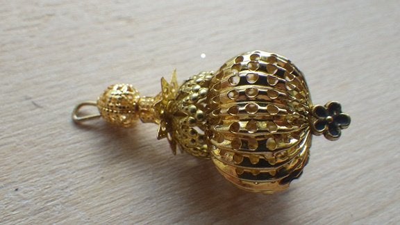 Poppenhuis: Messing Kroonluchter, Ophalen of Verzenden, Nieuw, Poppenhuis