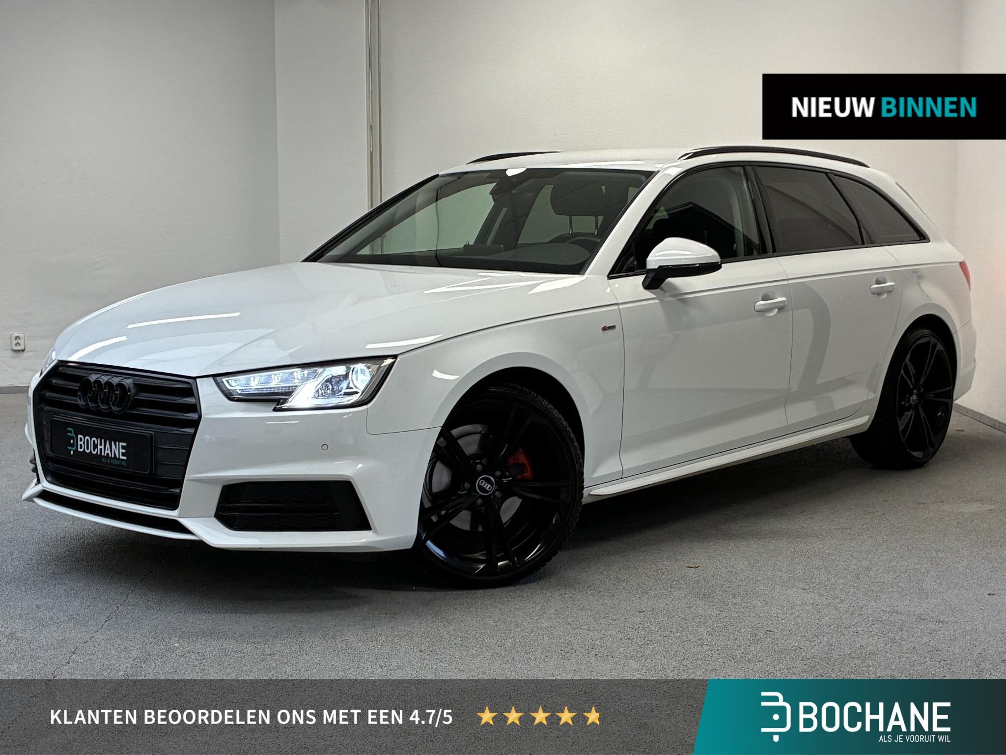Audi A4 Avant 1.4 TFSI Sport S line black edition | PDC | NA, Auto's, Dealer onderhouden, Stof, Gebruikt, 4 cilinders