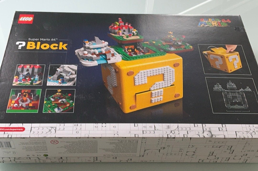 LEGO Super Mario 64.  Vraagtekenblok - 71395. doos bouwboek., Ophalen of Verzenden, Zo goed als nieuw