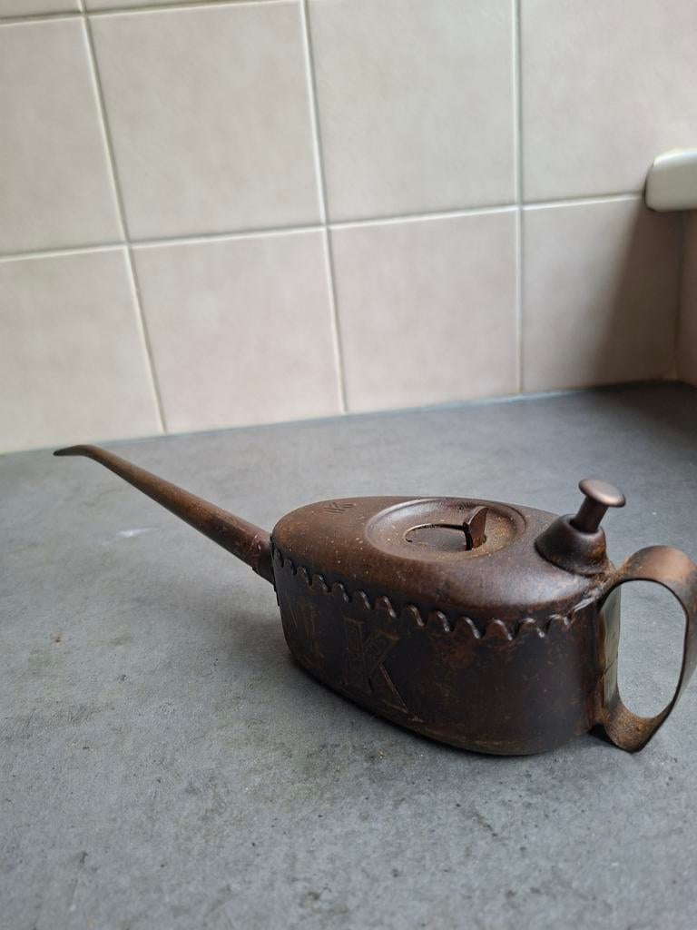 Vintage Oude Kaye's Oliekan / Smeeroliekan - Industrieel, Ophalen of Verzenden