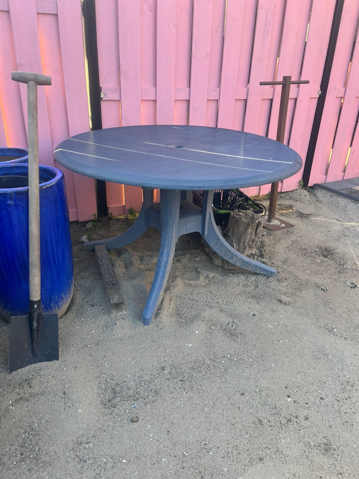 Hartman tafel, Tuin en Terras, Ophalen, Gebruikt, Rechthoekig, Kunststof