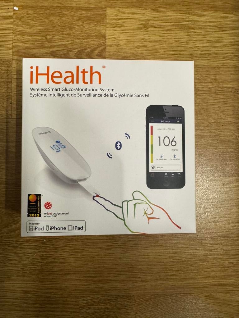 Glucose meter nieuw iHEALTH VOOR iPhone&iPad, Diversen, Ophalen of Verzenden, Nieuw