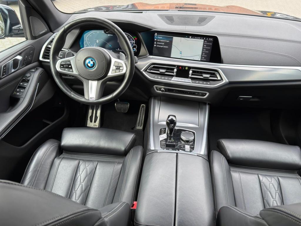 BMW X5 xDrive45e M Sport | Panodak | Trekhaak | LASER | Lede, Gebruikt, 394 pk, Zwart, Leder