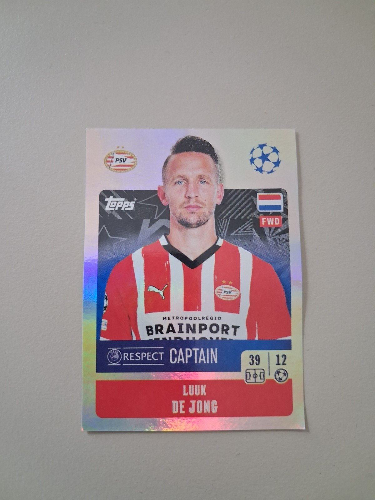 Luuk De Jong sticker PSV Captain, Verzenden, Zo goed als nieuw, PSV, Poster, Plaatje of Sticker