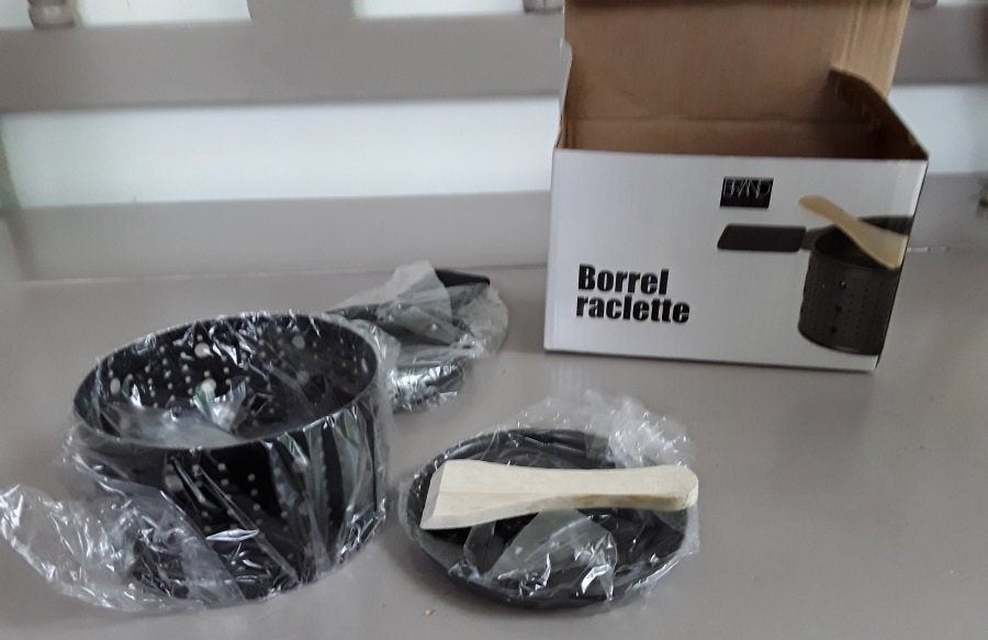 Borrelraclette - borrel raclette - nieuw in de verpakking, Ophalen of Verzenden, Nieuw, Waxinelicht, Fondueset