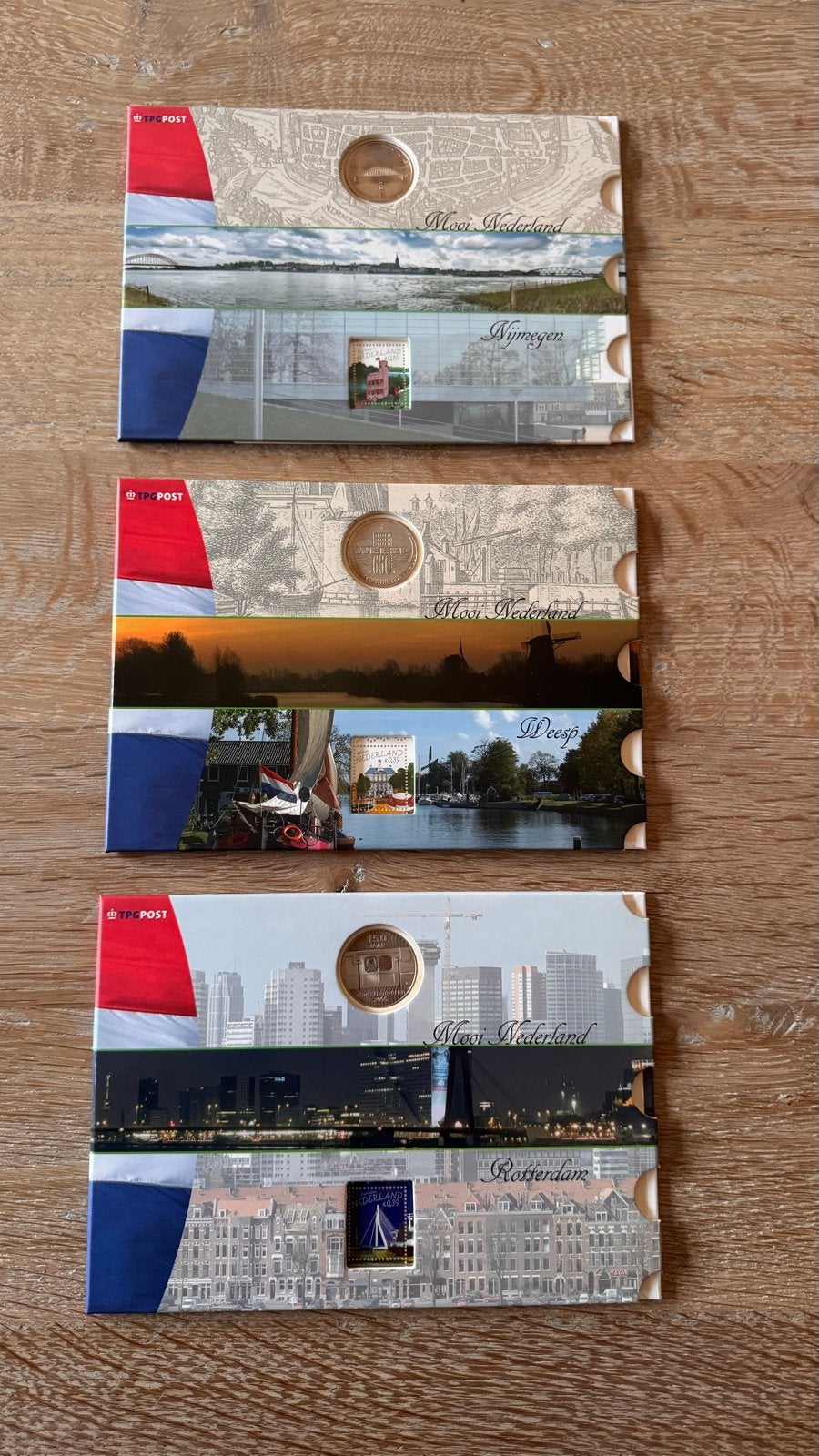 Mooi Nederland 2005 Postzegelboekjes 3 stuks, Postzegels en Munten, Verzenden, Na 1940, Gestempeld